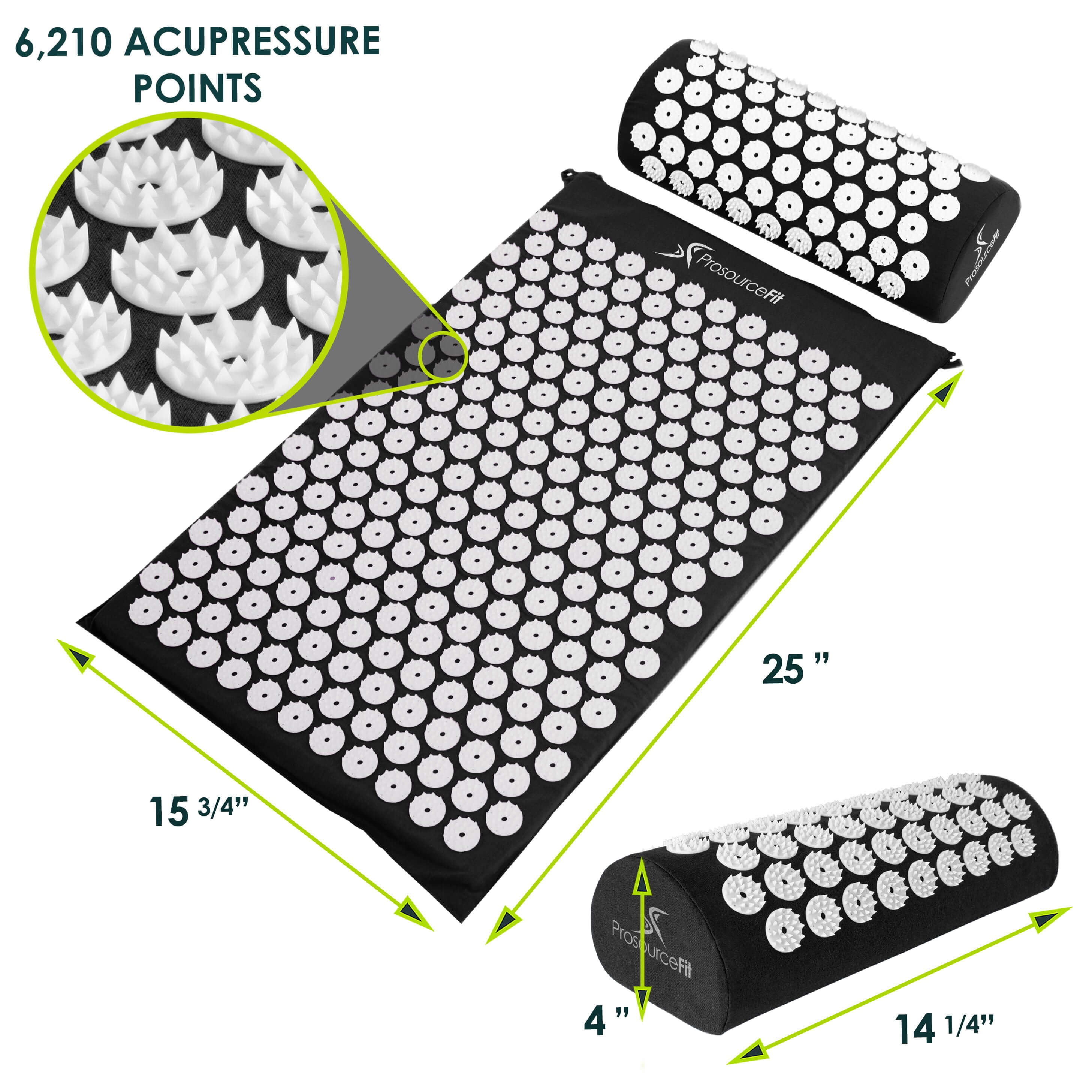 Acupressure Mat and Pillow Set