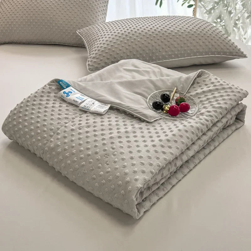 DecorBites™ Cooling Massage Blanket for Home Double Single Bed Comforter