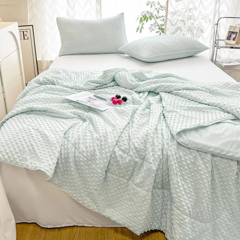DecorBites™ Cooling Massage Blanket for Home Double Single Bed Comforter